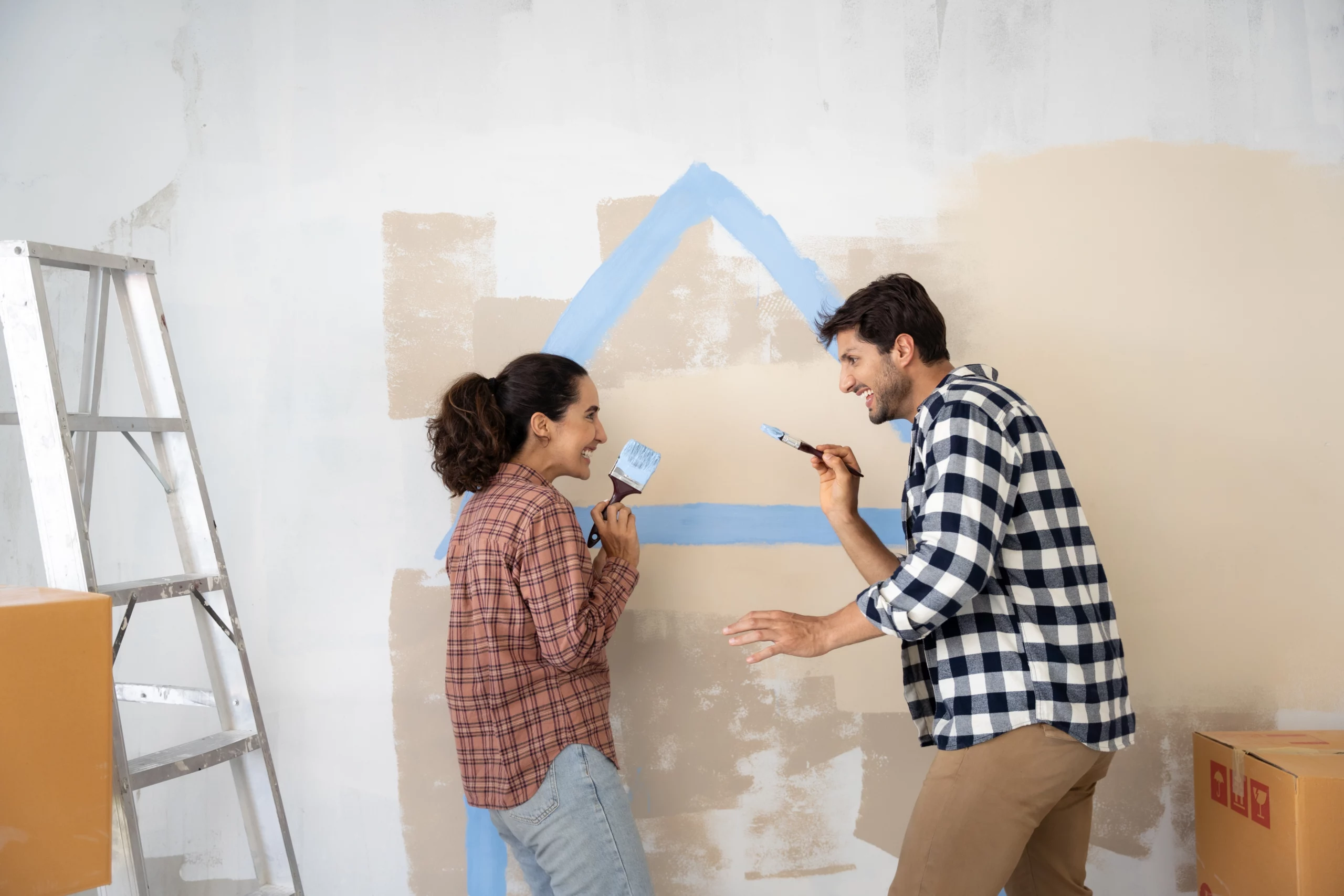 couple paints wall; can i get a renovation loan | Oceania Finance